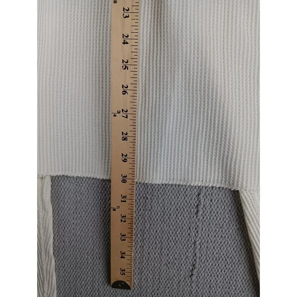 Vintage Fruit of the Loom Thermal‎ Long Johns Set Mens 2XL White Waffle Knit
